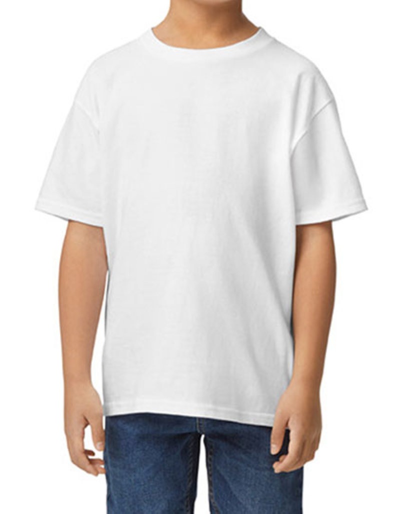 Softstyle Midweight Youth T-Shirt Kleuren white