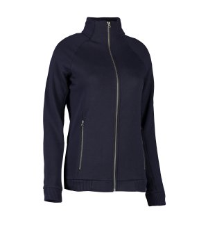 ID 629 FULL ZIP LADIES SWEATER Kleur NAVY