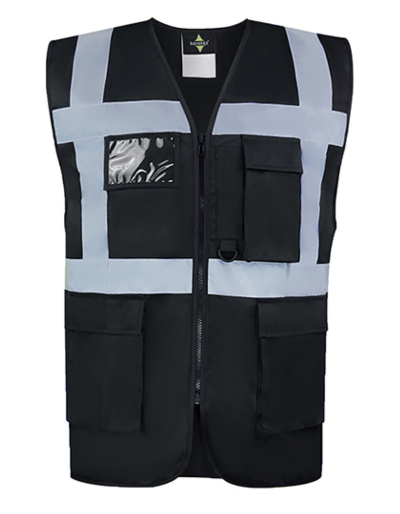Comfort Executive Multifunctional Safety Vest Hamb Kleur_Afbeeldingen Black