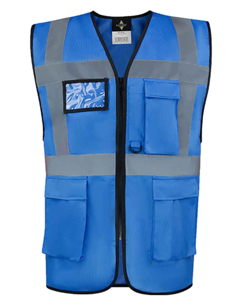 Comfort Executive Multifunctional Safety Vest Hamb Kleur_Afbeeldingen BLUE