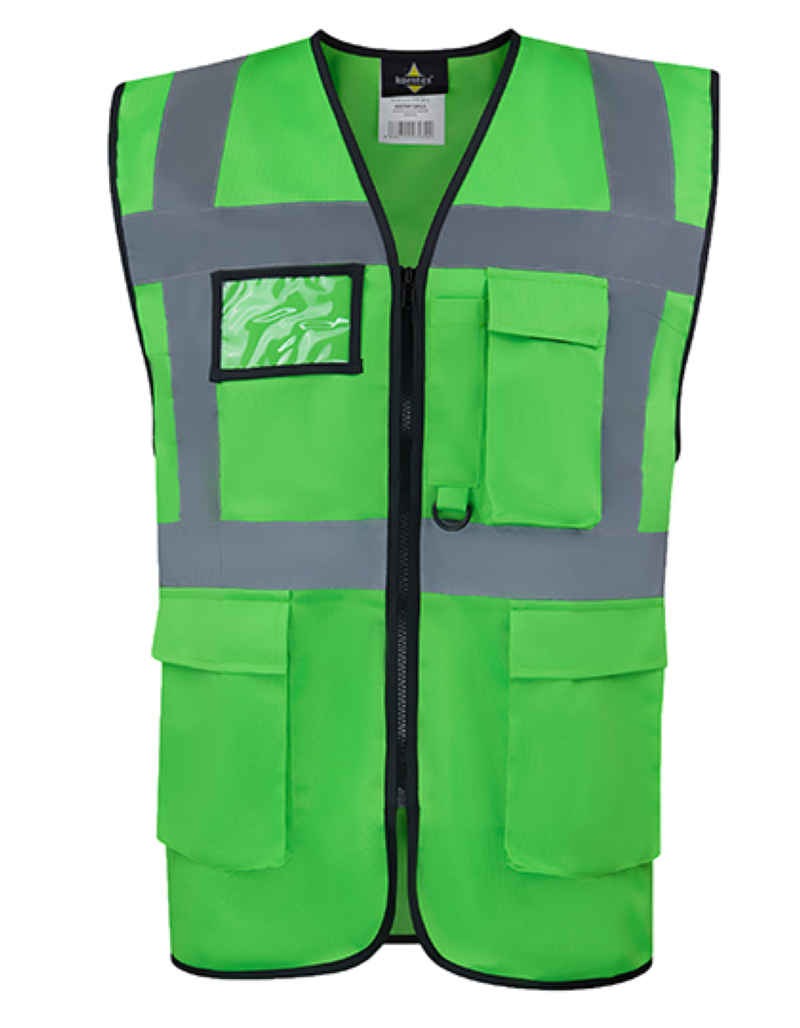 Comfort Executive Multifunctional Safety Vest Hamb Kleur_Afbeeldingen GREEN