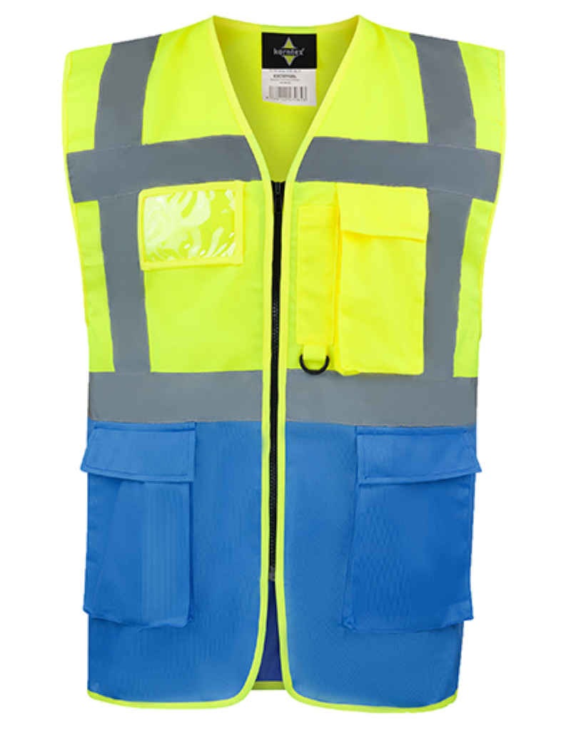 Comfort Executive Multifunctional Safety Vest Hamb Kleur_Afbeeldingen YELLOW