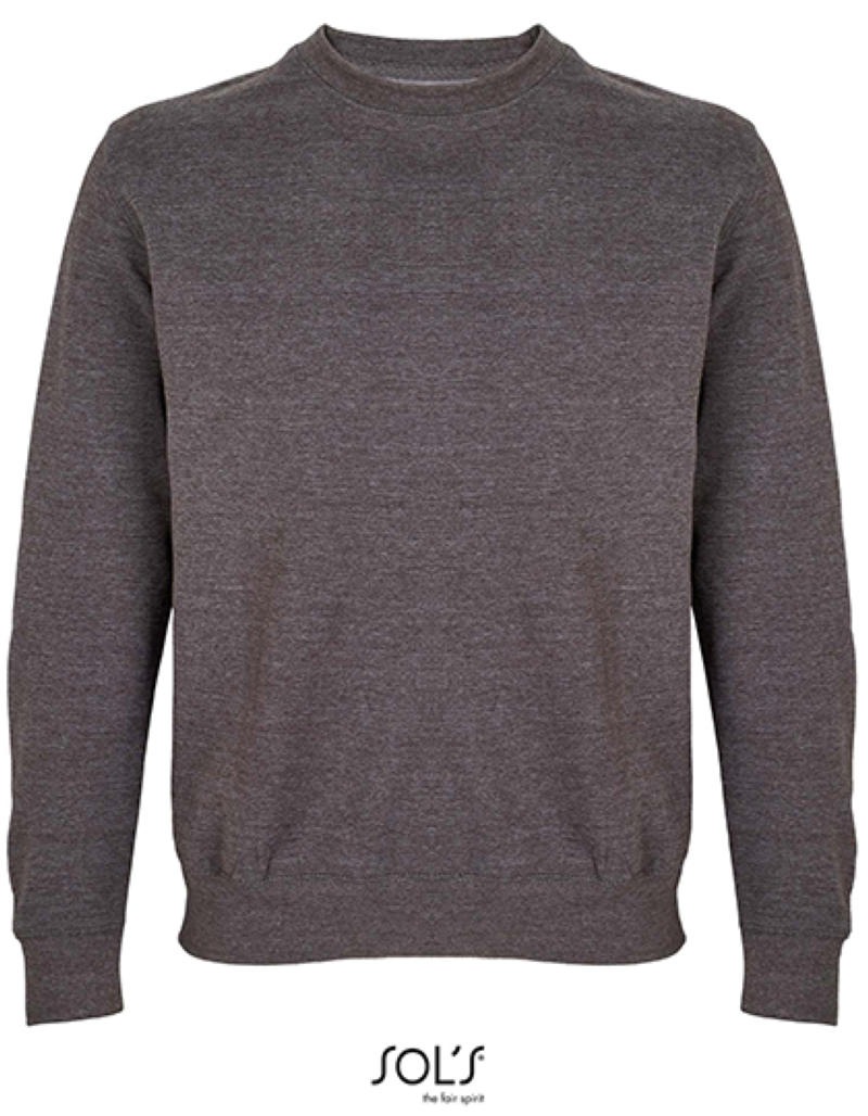 Unisex Columbia Crew Neck Sweatshirt Kleuren charcoal melange