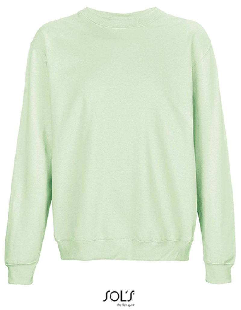 Unisex Columbia Crew Neck Sweatshirt Kleuren creamy green