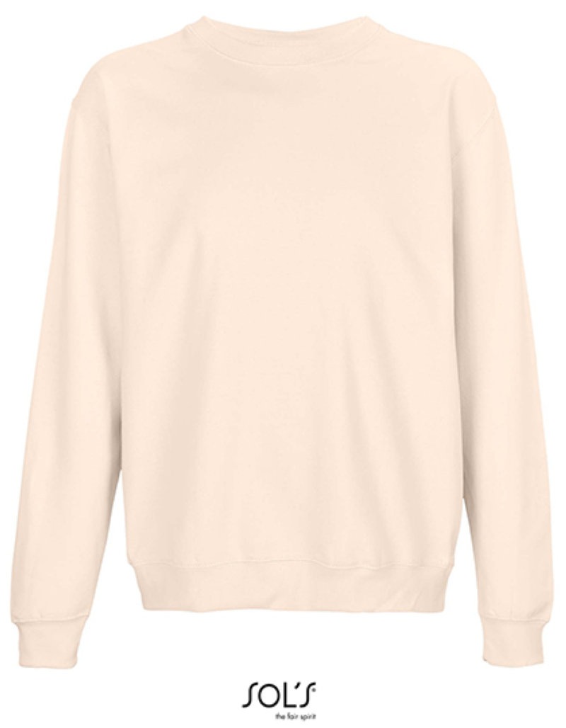 Unisex Columbia Crew Neck Sweatshirt Kleuren creamy pink