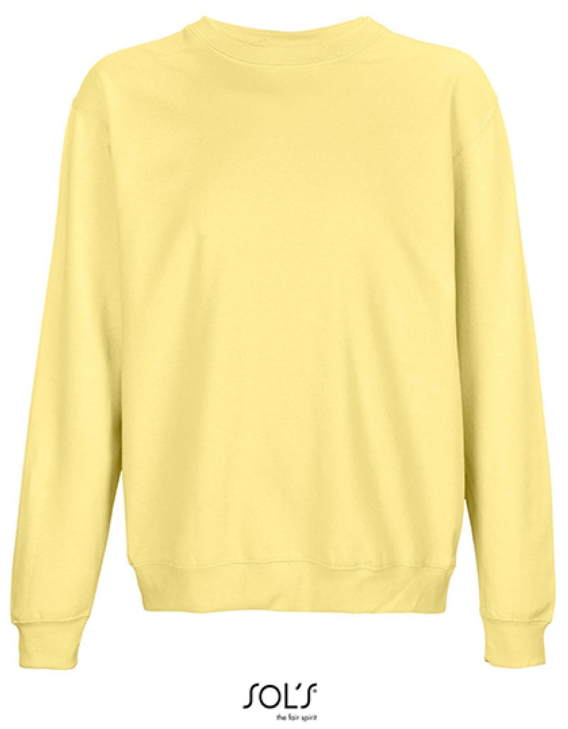 Unisex Columbia Crew Neck Sweatshirt Kleuren light yellow