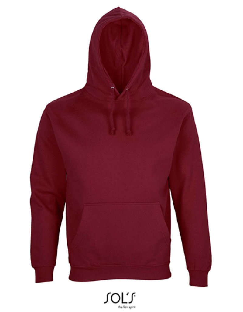Unisex Condor Hooded Sweatshirt Kleuren burgundy