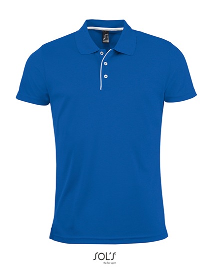 Men's Sport Polo Shirt Performer Kleuren royal blue 241