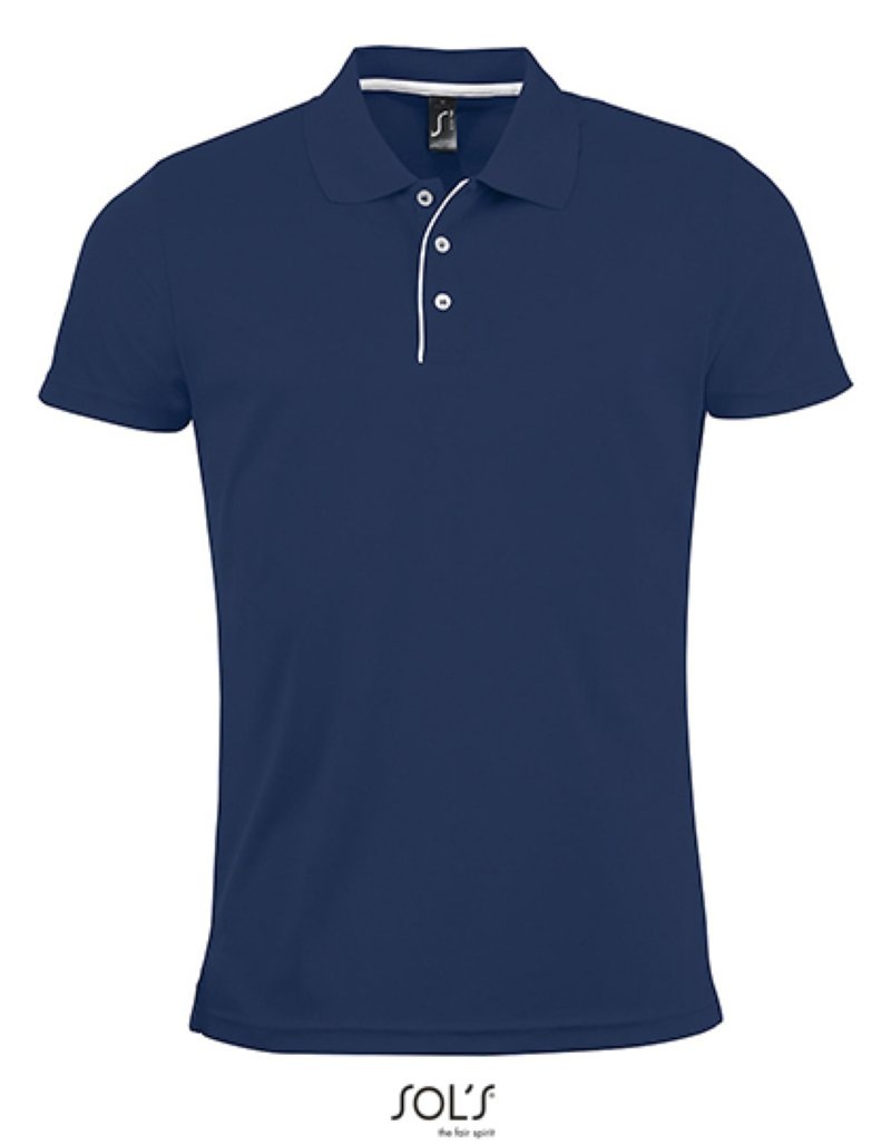 Women's Sport Polo Shirt Performer Kleuren french navy