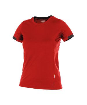 Nexus Women T-shirt voor dames Kleur ROOD/ZWART