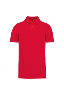 Polo Organic 180 pique K2025 Kleur RED