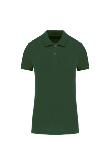 Damespolo Organic 180 pique K2026 Kleur FOREST GREEN
