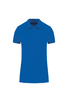 Damespolo Organic 180 pique K2026 Kleur light royal blue