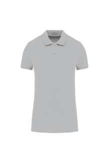 Damespolo Organic 180 pique K2026 Kleur SNOW GREY
