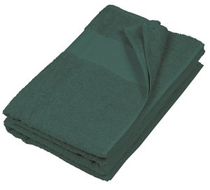 Bath towel K113 Kleur FOREST GREEN