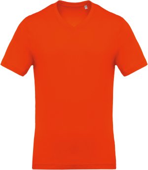 Men's short-sleeved V-neck T-shirt K370