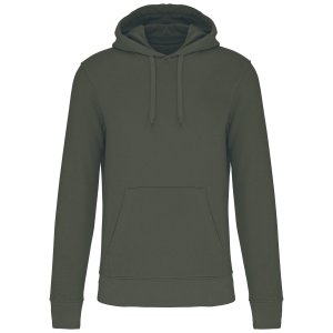 Eco-friendly hooded sweatshirt K4027 Kleur DARK KHAKI