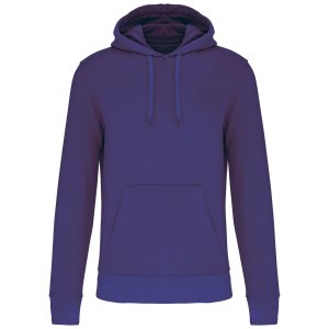 Eco-friendly hooded sweatshirt K4027 Kleur DEEP PURPLE