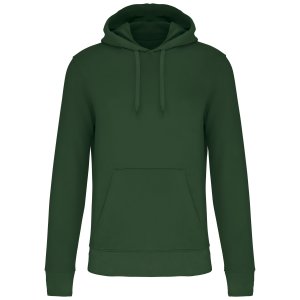 Eco-friendly hooded sweatshirt K4027 Kleur FOREST GREEN