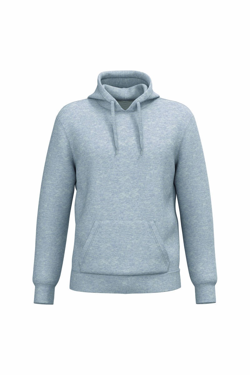 Gerecyclede uniseks sweater met capuchon Kleuren oxford grey