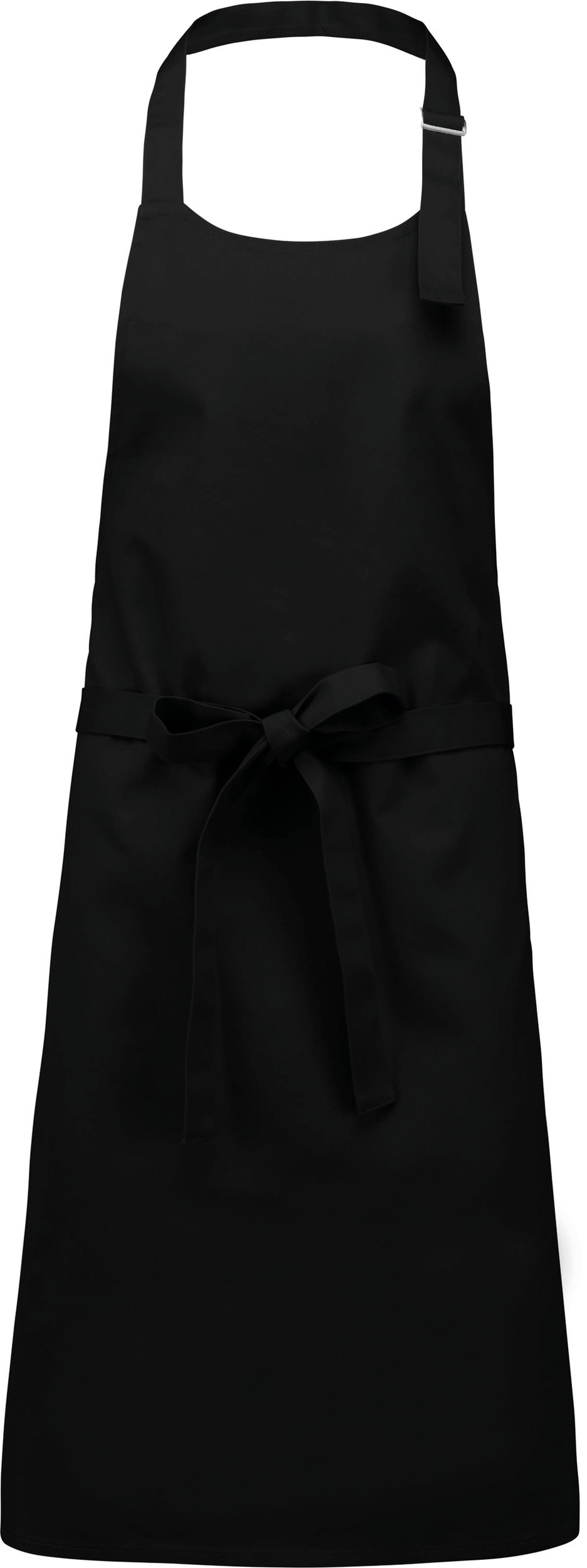 Katoenen schort zonder zak Kleuren black