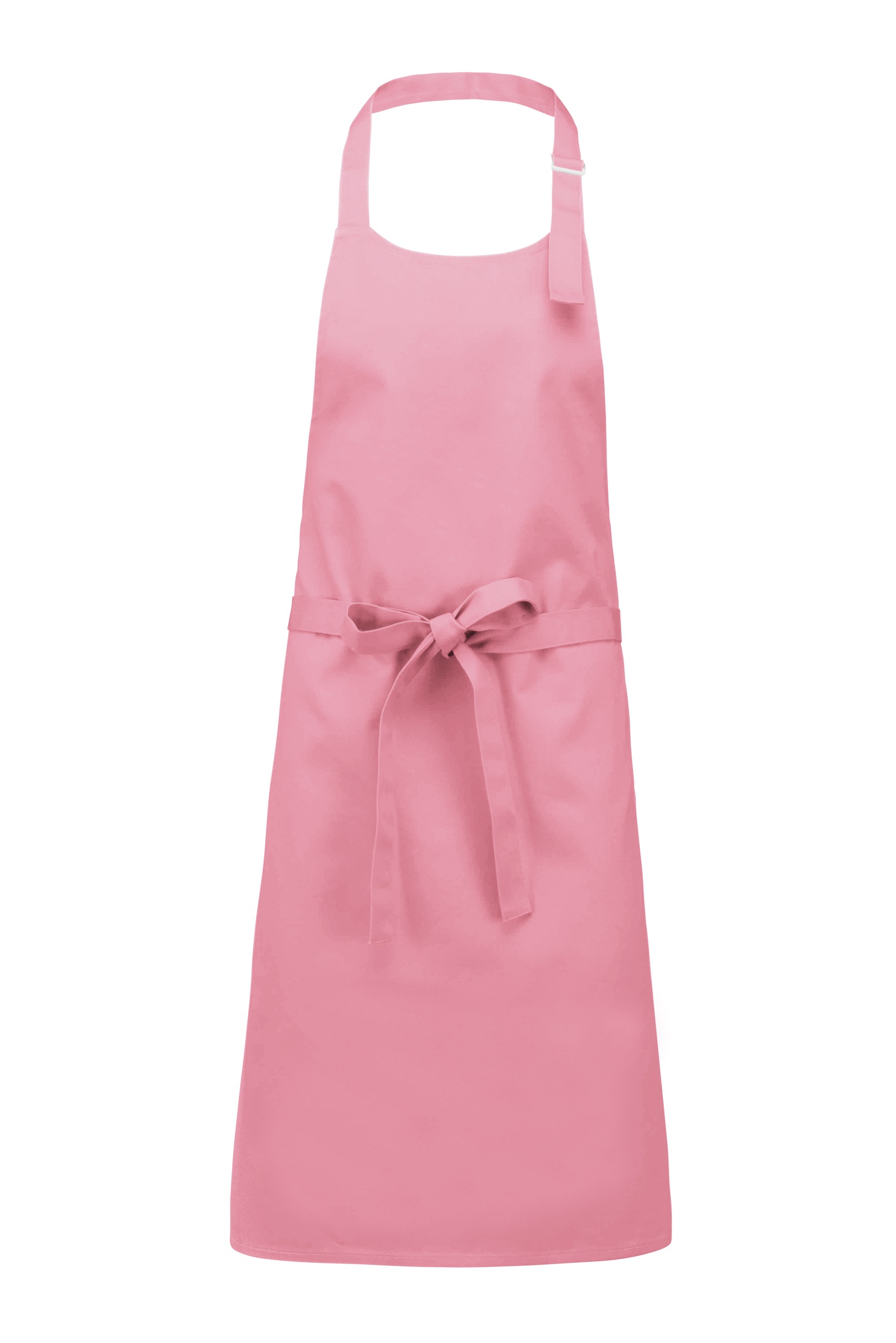 Katoenen schort zonder zak Kleuren dark pink