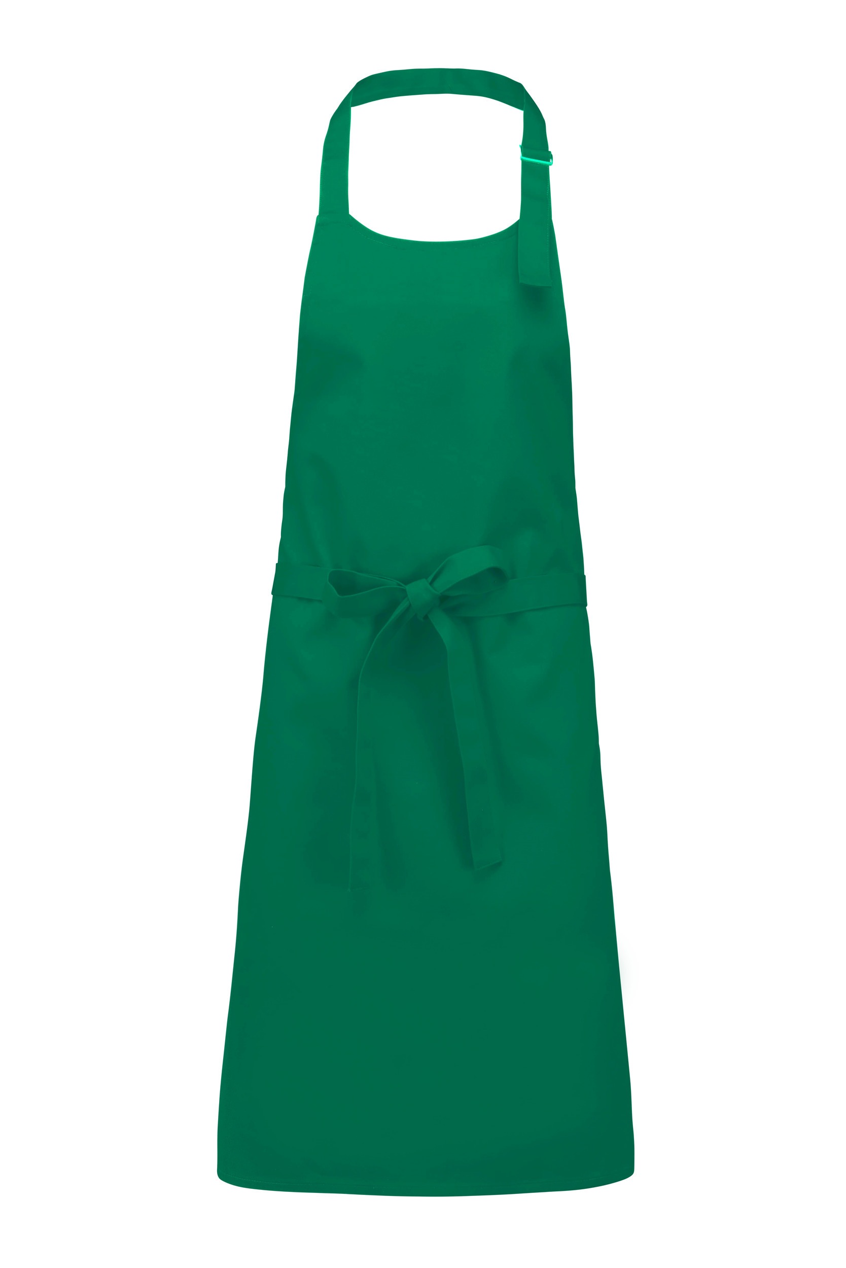 Katoenen schort zonder zak Kleuren kelly green