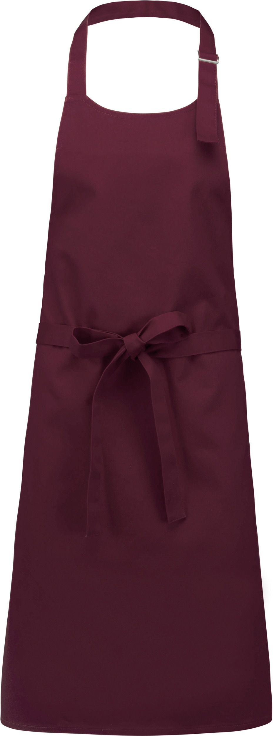 Katoenen schort zonder zak Kleuren wine