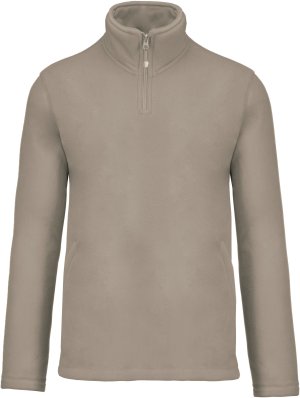 Enzo > Zip neck fleece trui K912