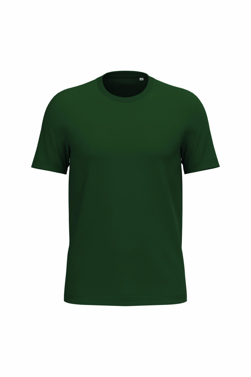 Ecologische uniseks T-shirt Kleuren forest green