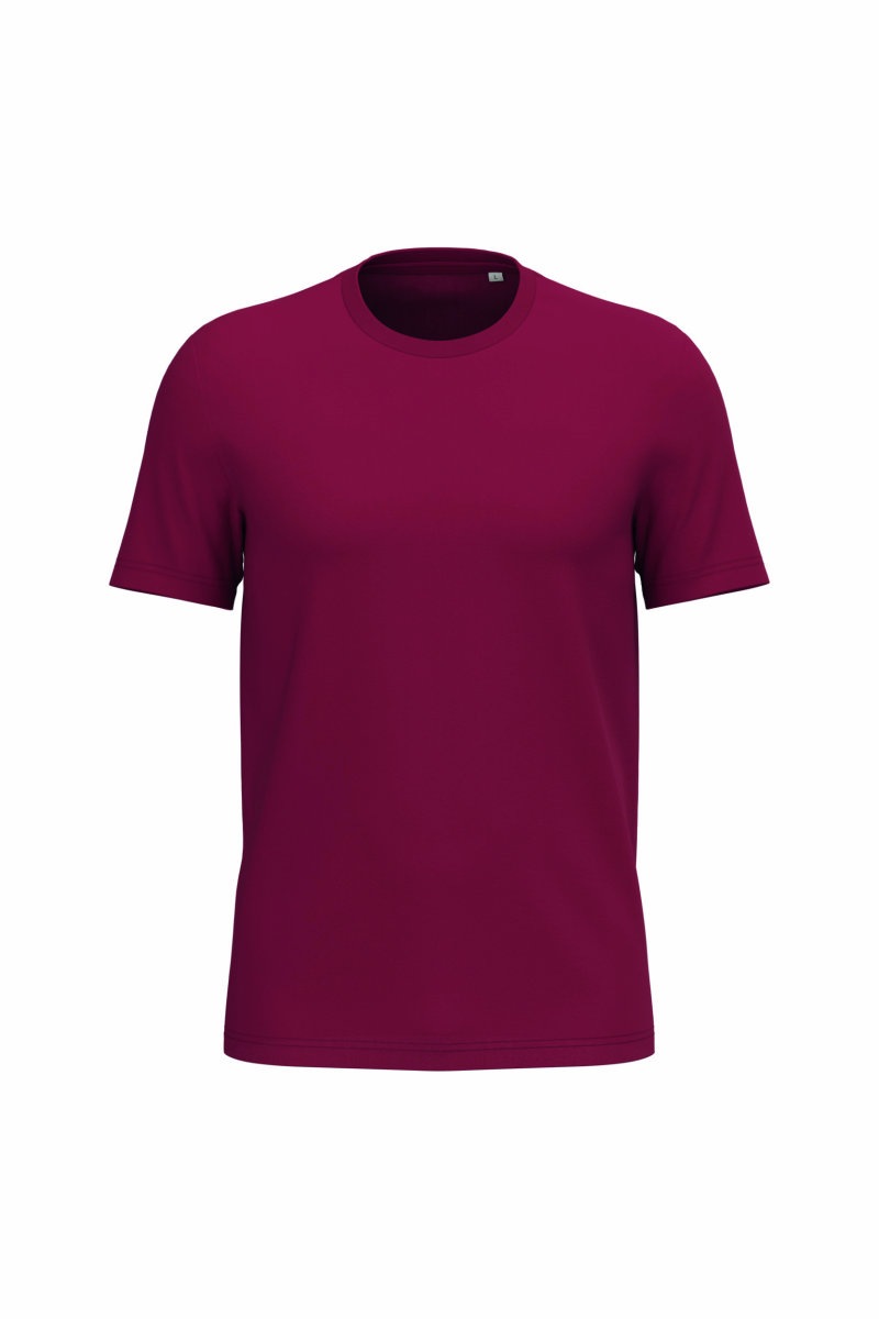 Ecologische uniseks T-shirt Kleuren hibiscus red