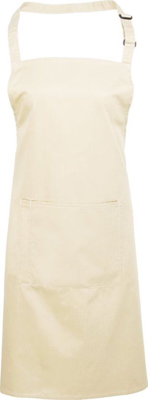 Voorbindschort Colours Bib Apron With Pocket Kleur NATURAL