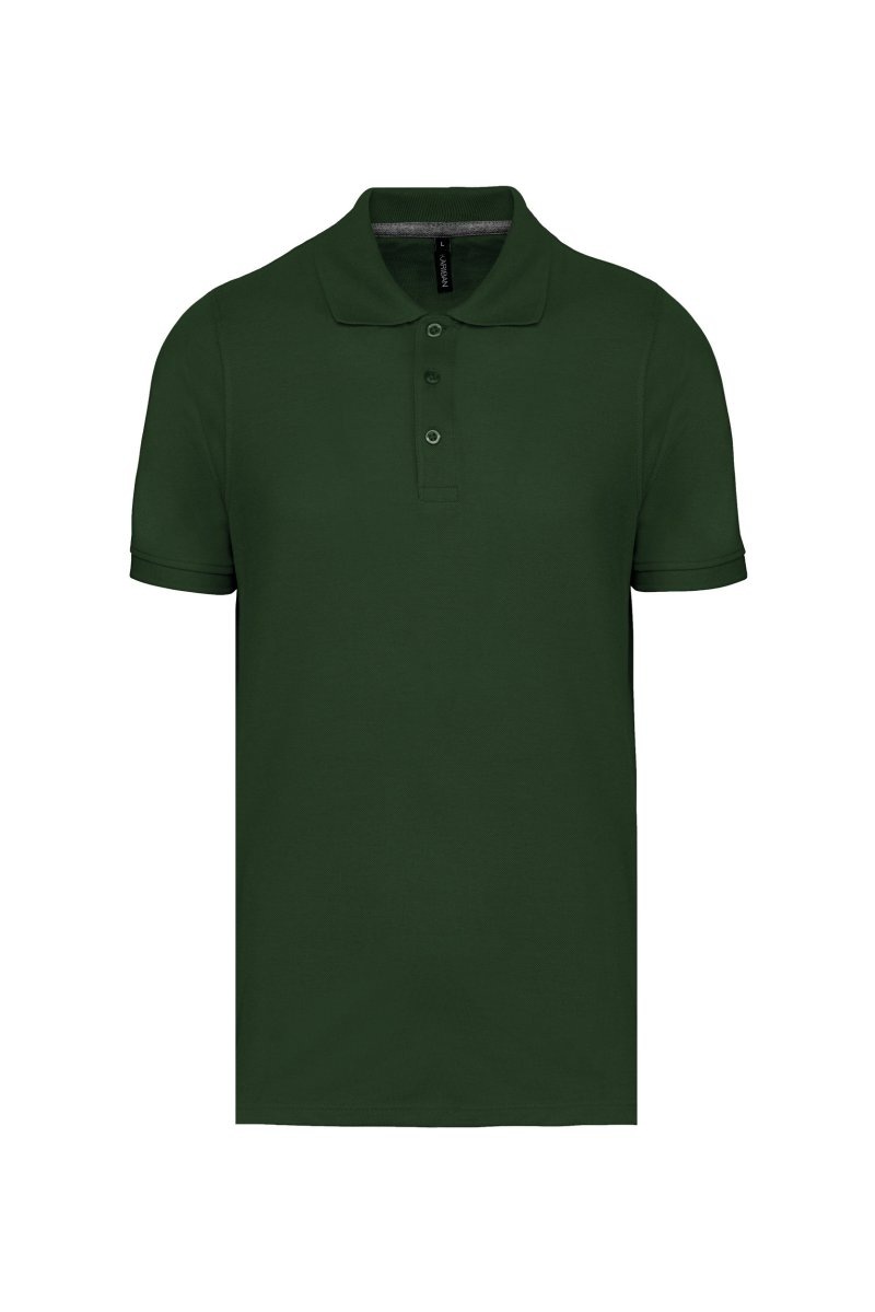 Polo shirt 200 gr pol/kat 60° wasbaar Kleuren forest green