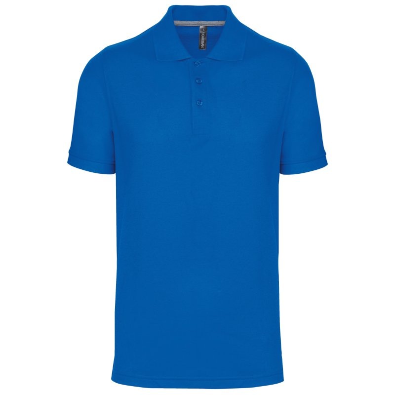 Polo shirt 200 gr pol/kat 60° wasbaar Kleuren light royal blue