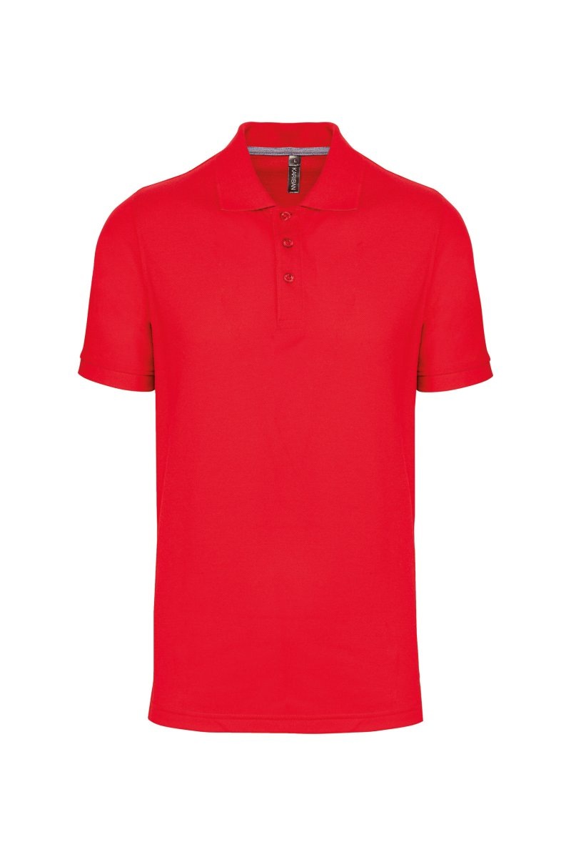 Polo shirt 200 gr pol/kat 60° wasbaar Kleuren red