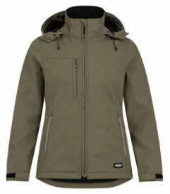 Softshell DASSY PURE WOMEN Kleuren kakigroen