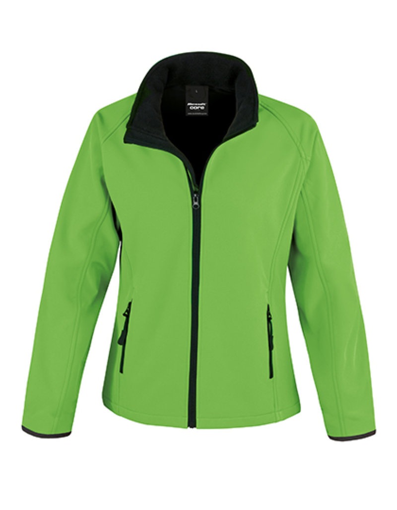 Women?s Printable Soft Shell Jacket Kleur_Afbeeldingen VIVID GREEN