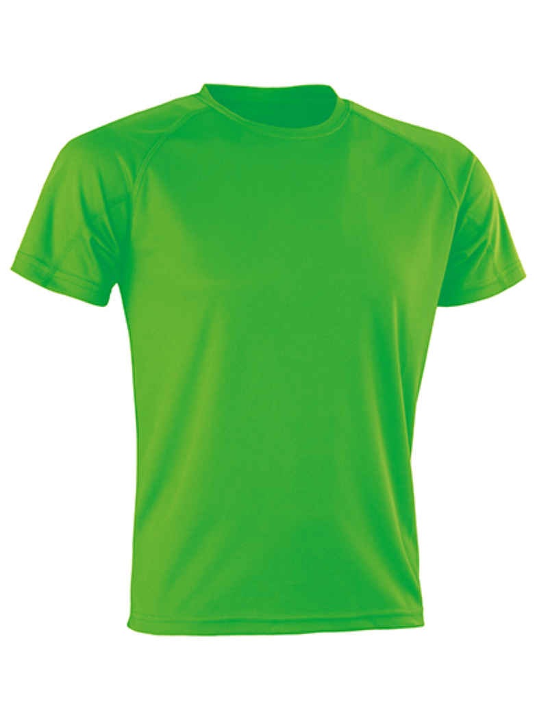 Impact Aircool Performance Tee Kleuren fluorescent green