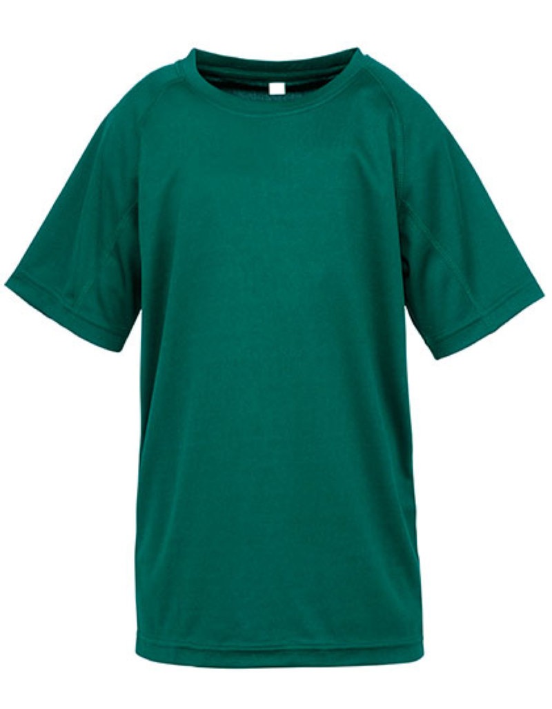 Junior Performance Aircool Tee Kleuren bottle green