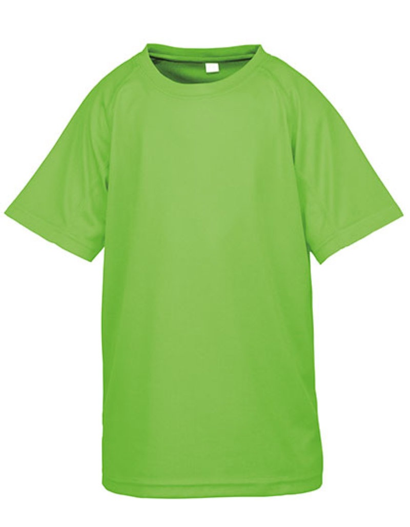 Junior Performance Aircool Tee Kleuren lime
