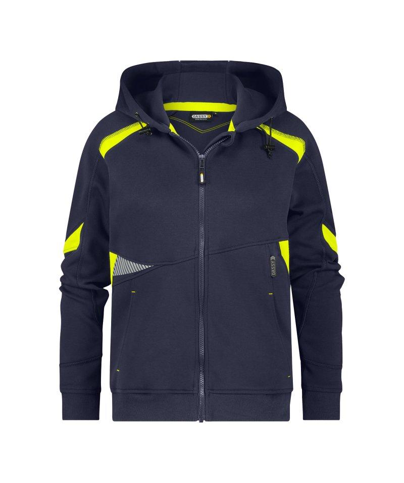 images/productimages/small/santos-women_hooded-sweatshirt-for-women_midnight-blue-fluo-yellow_front.jpg