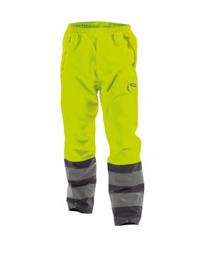 Sola Hoge zichtbaarheidsregenwerkbroek 200gr Kleur FLUOGEEL/CEMENTGRIJS