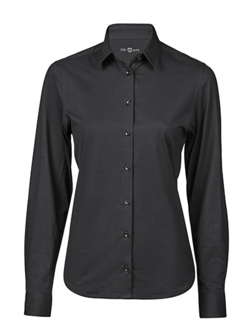 Women?s Active Stretch Shirt Kleur_Afbeeldingen Black