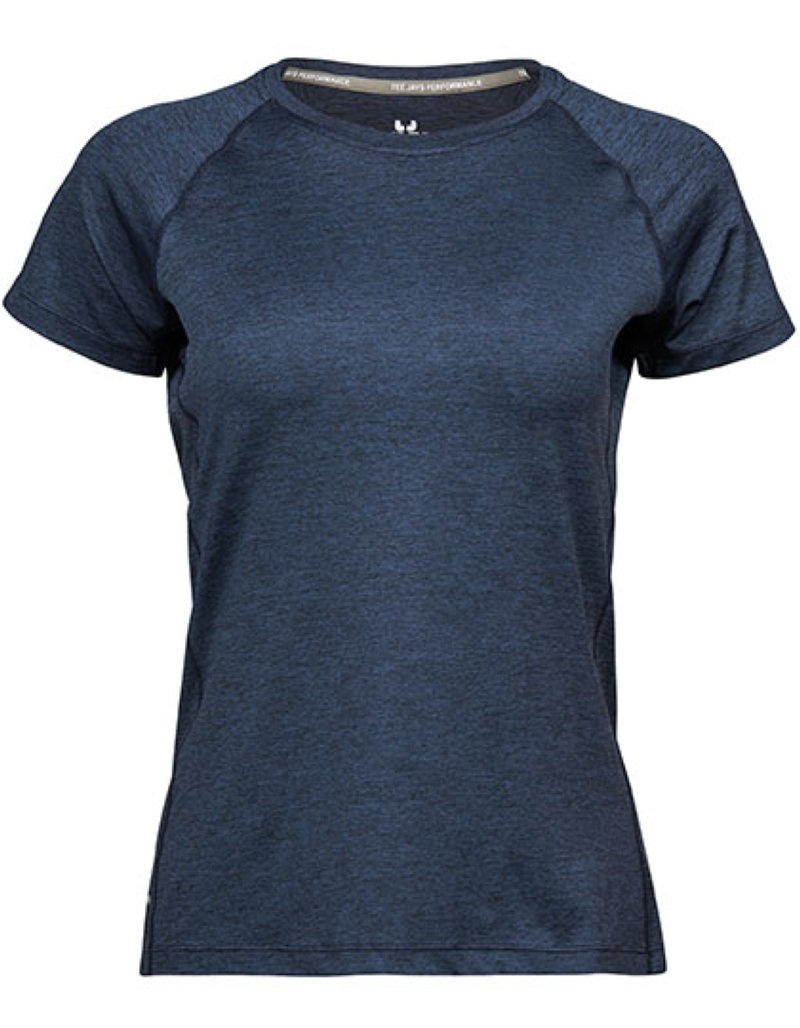 Women?s CoolDry Tee Kleur_Afbeeldingen NAVY MELANGE