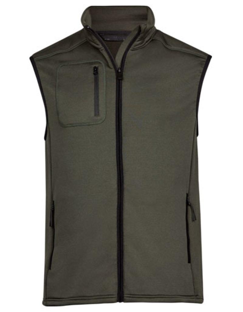 Stretch Fleece Bodywarmer Kleur_Afbeeldingen DEEP GREEN