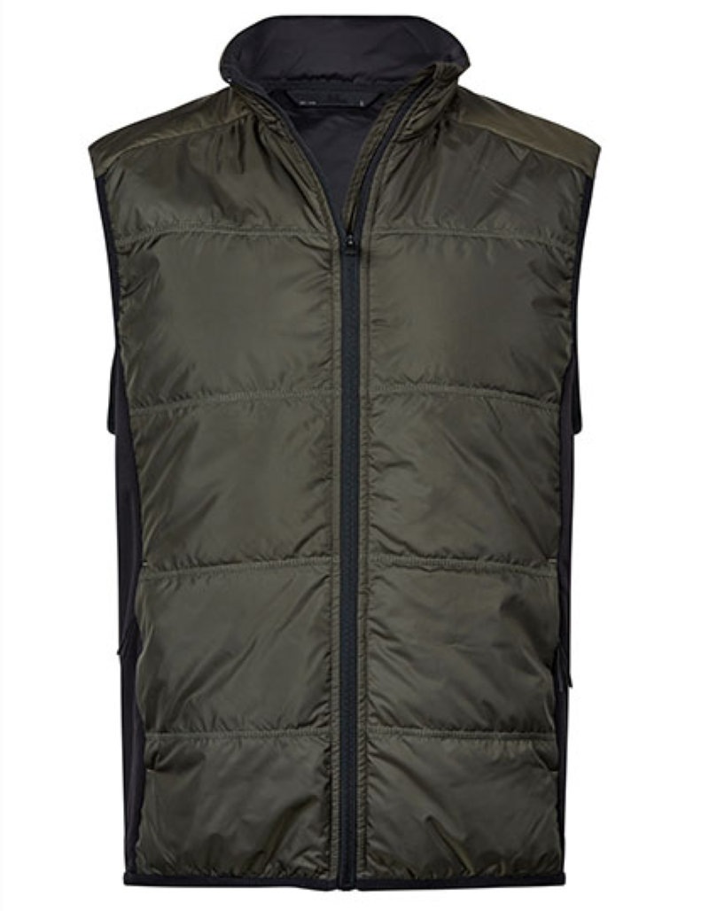Hybrid-Stretch Bodywarmer Kleur_Afbeeldingen DEEP GREEN