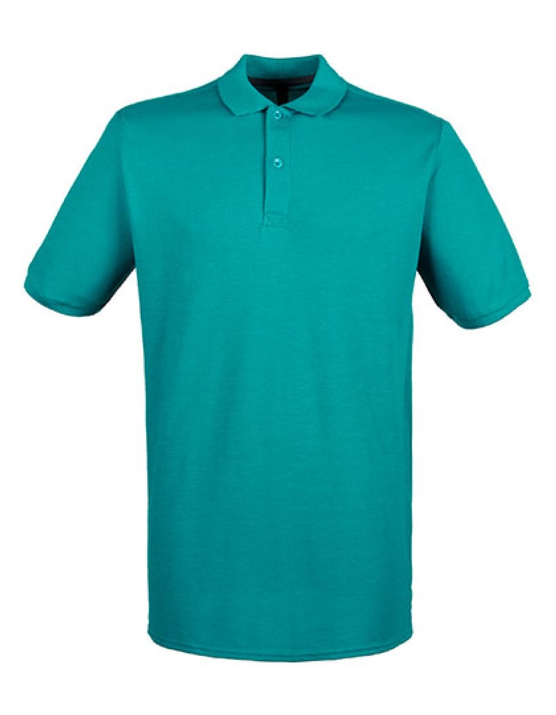 Men´ s Micro-Fine Piqué Polo Shirt Kleuren bright jade