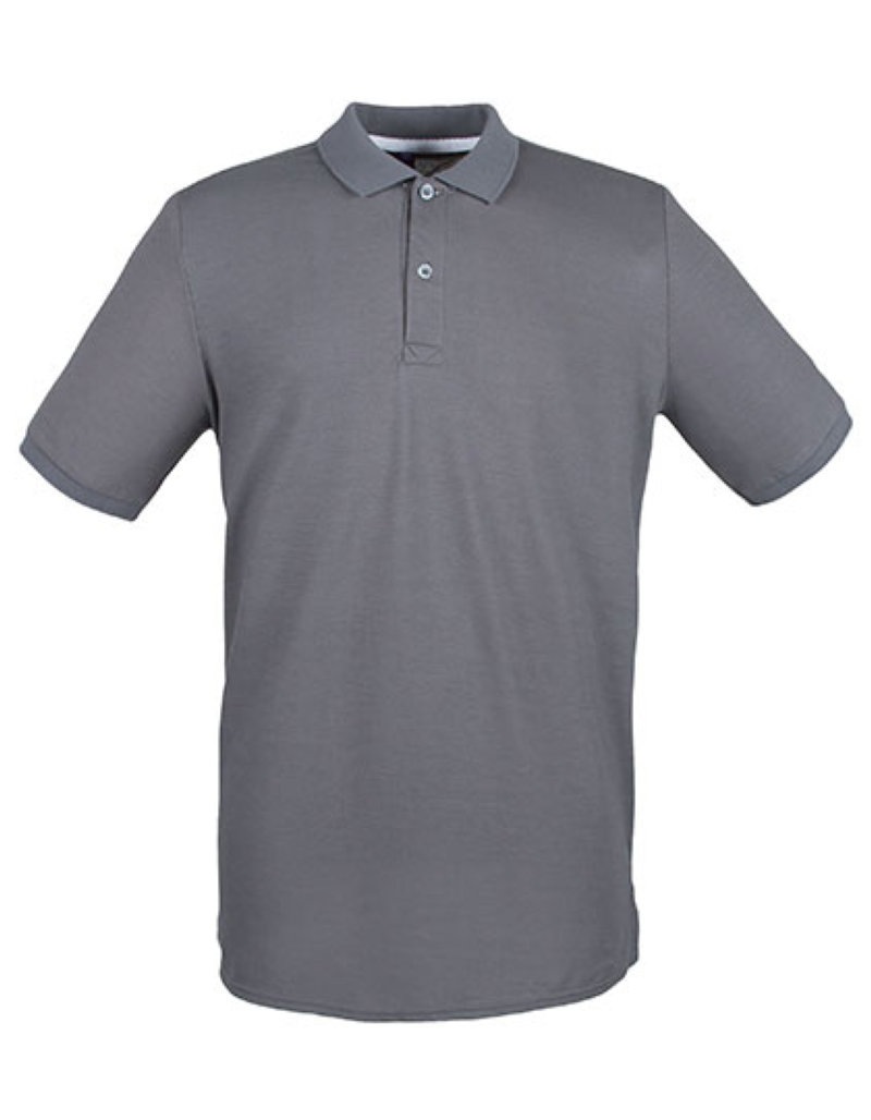 Men´ s Micro-Fine Piqué Polo Shirt Kleuren steel grey