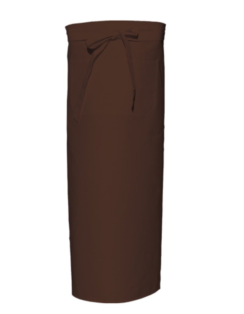 Bistro Apron With Front Pocket Kleuren brown