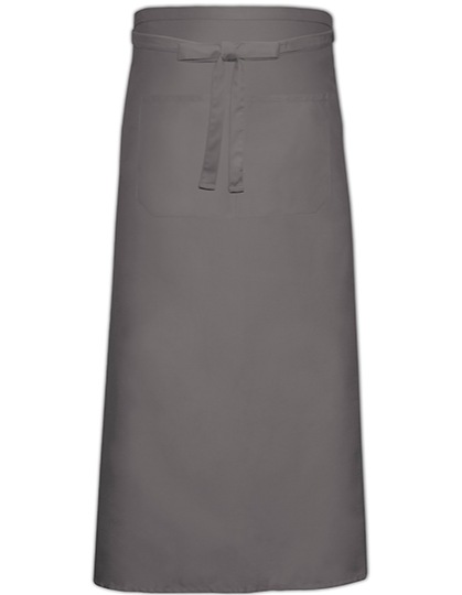 Bistro Apron With Front Pocket Kleuren dark grey (ca. pantone 431)